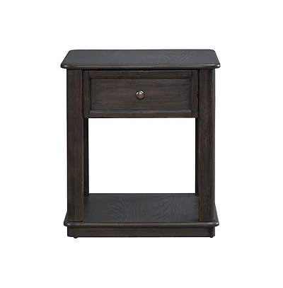 Liberty Furniture Wallace End Table for Living Room - Aged Oak