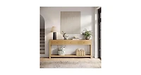 Tribesigns 70.9 inch Console Table with 3 Drawers, Extra Long Entryway Table