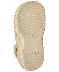 Crocs Toddler Girls Chunky Glitter Classic Clogs from Finish Line