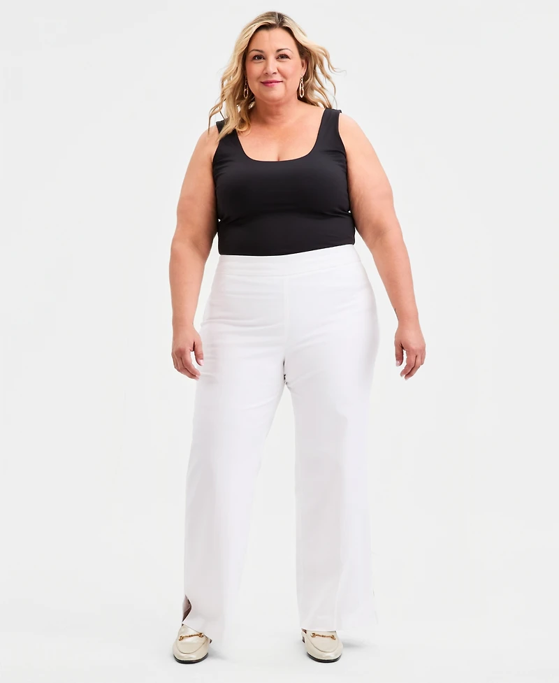 Jm Collection Plus Wide-Leg Pants, Macy's Exclusive