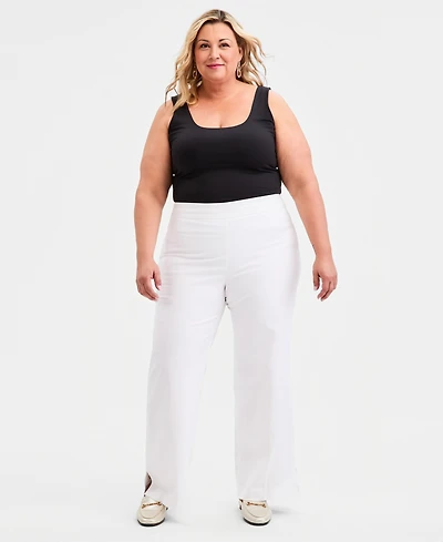 Jm Collection Plus Wide-Leg Pants, Macy's Exclusive