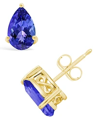 Macy's Tanzanite Stud Earrings (1-3/4 ct. t.w.) in 14k Yellow Gold (also in 14k White Gold)
