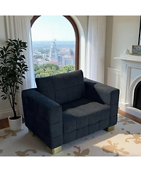 Streamdale Furniture Plush Polyester Sofa: Soft, Spring Seat, Easy Clean