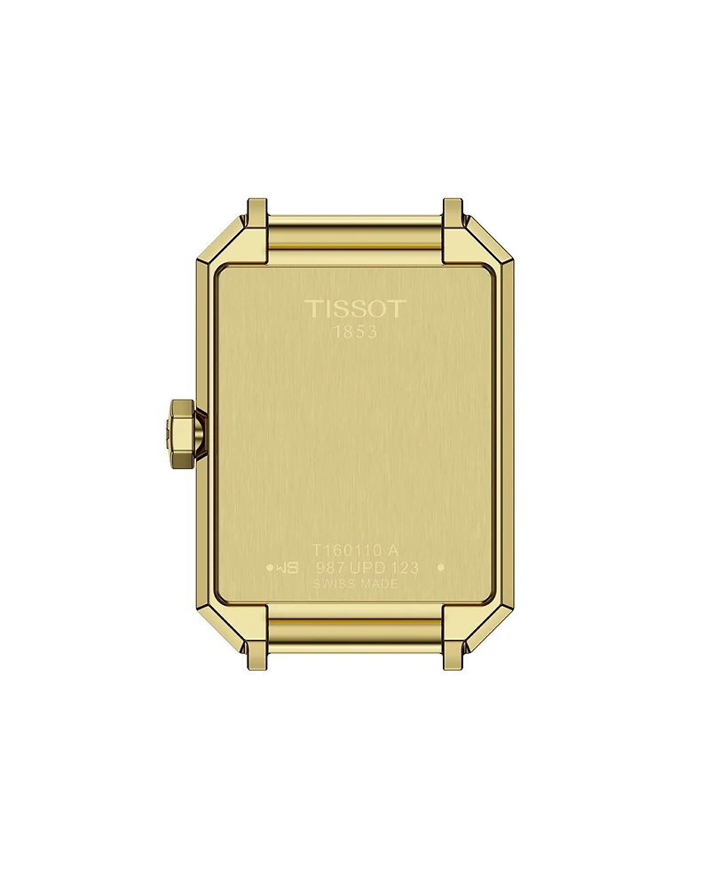 Tissot Women's Quartz Black Leather Strap Watch