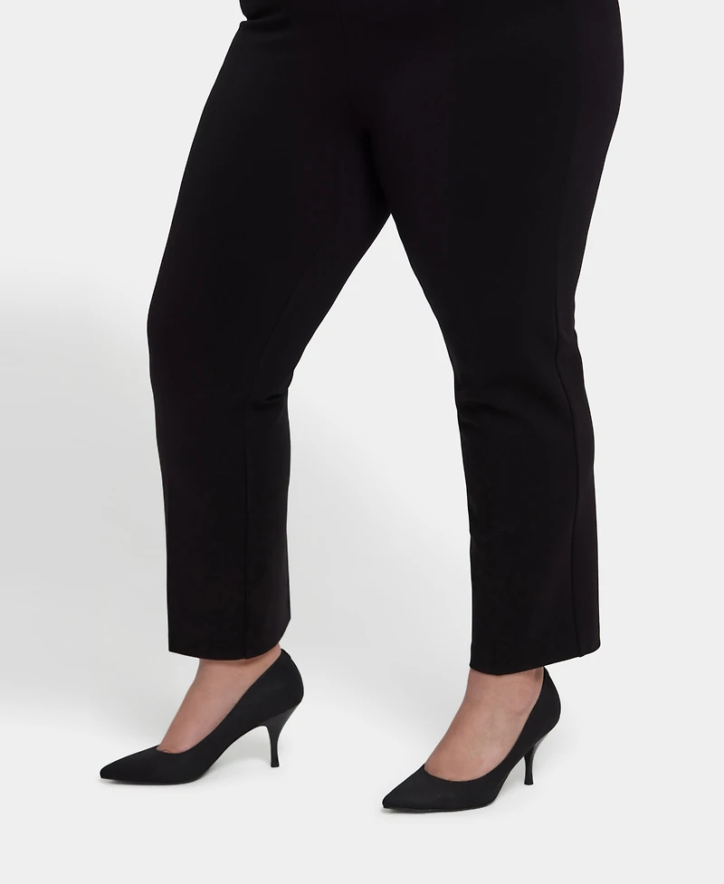 Nydj Plus Pull-On Slim Ankle Trouser Pants
