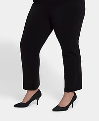 Nydj Plus Pull-On Slim Ankle Trouser Pants