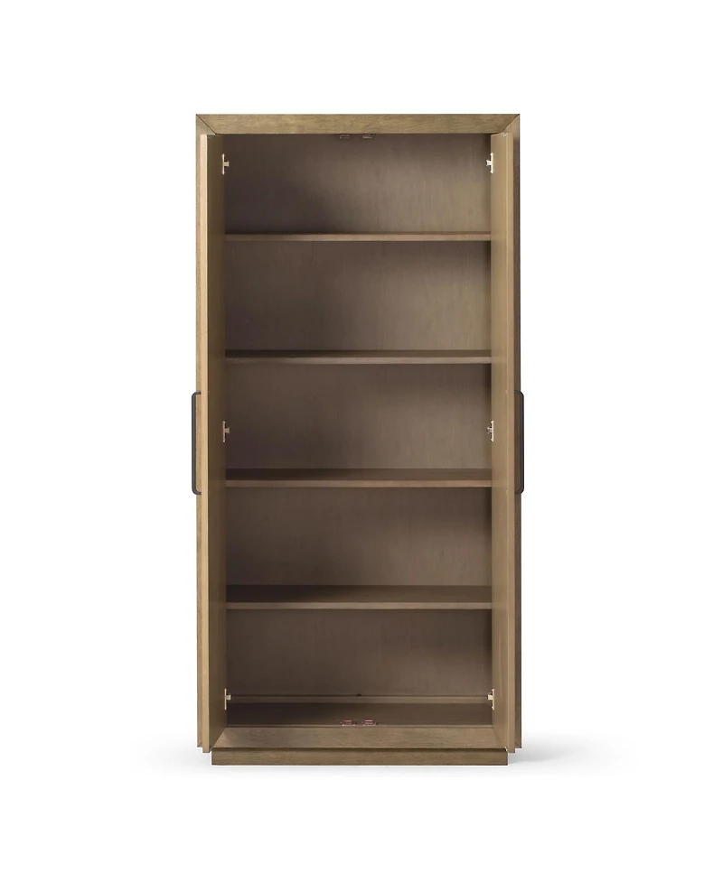 Maven Lane Uma Contemporary Wooden Cabinet in Refined Grey Finish