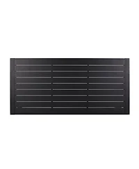 Streamdale Furniture Modern Aluminum Slat Outdoor Dining Table