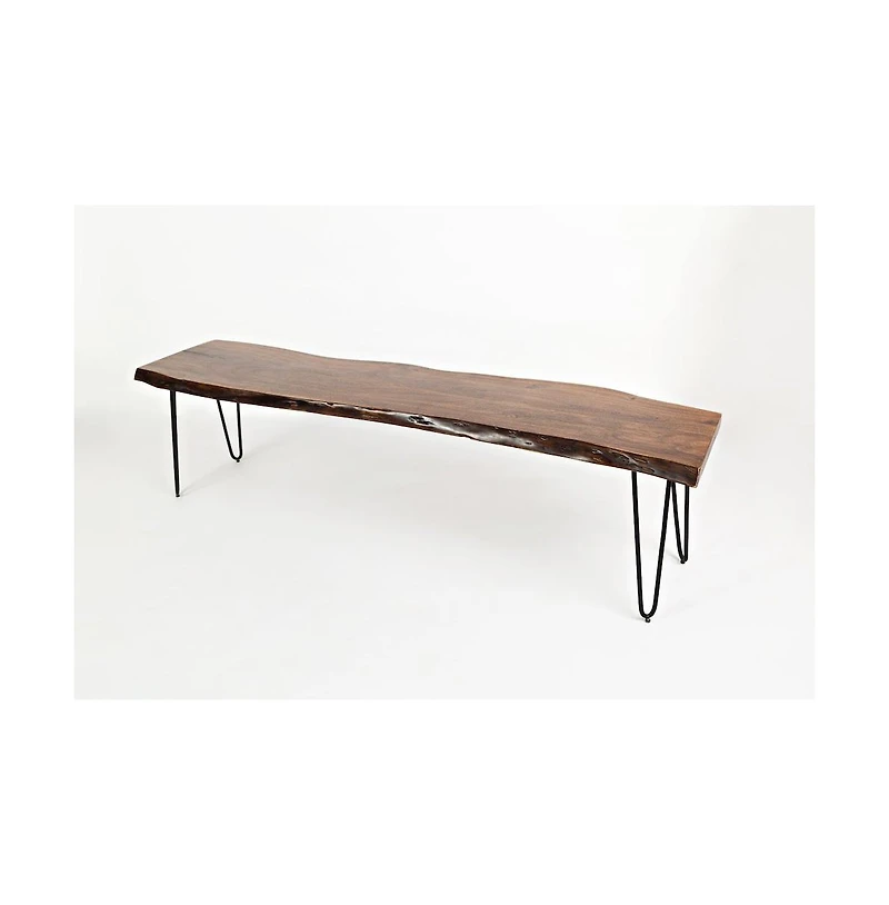 Jofran Nature's Edge 70" Solid Acacia Bench