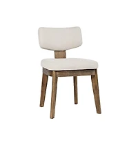 Jofran Tate Mid-Century Modern Split Back Upholstered Dining Chair (Set of 2