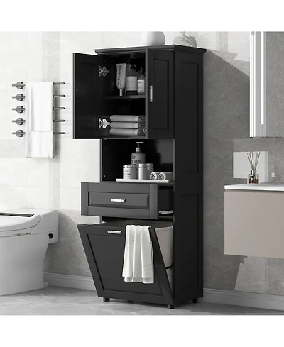 Lovmor High-Quality Mdf Storage Cabinet with Anti-Toppling Device
