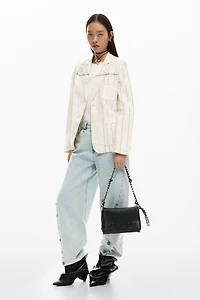 Desigual Women's Medium bag with logo charm