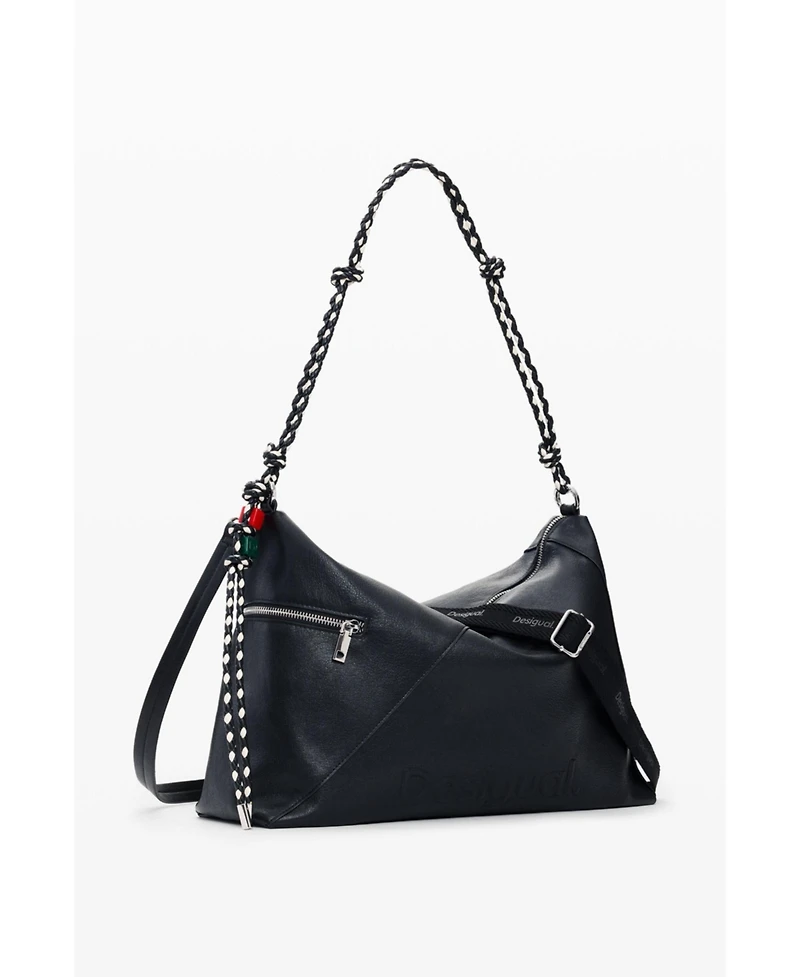 Desigual Women's Large bag with logo charm