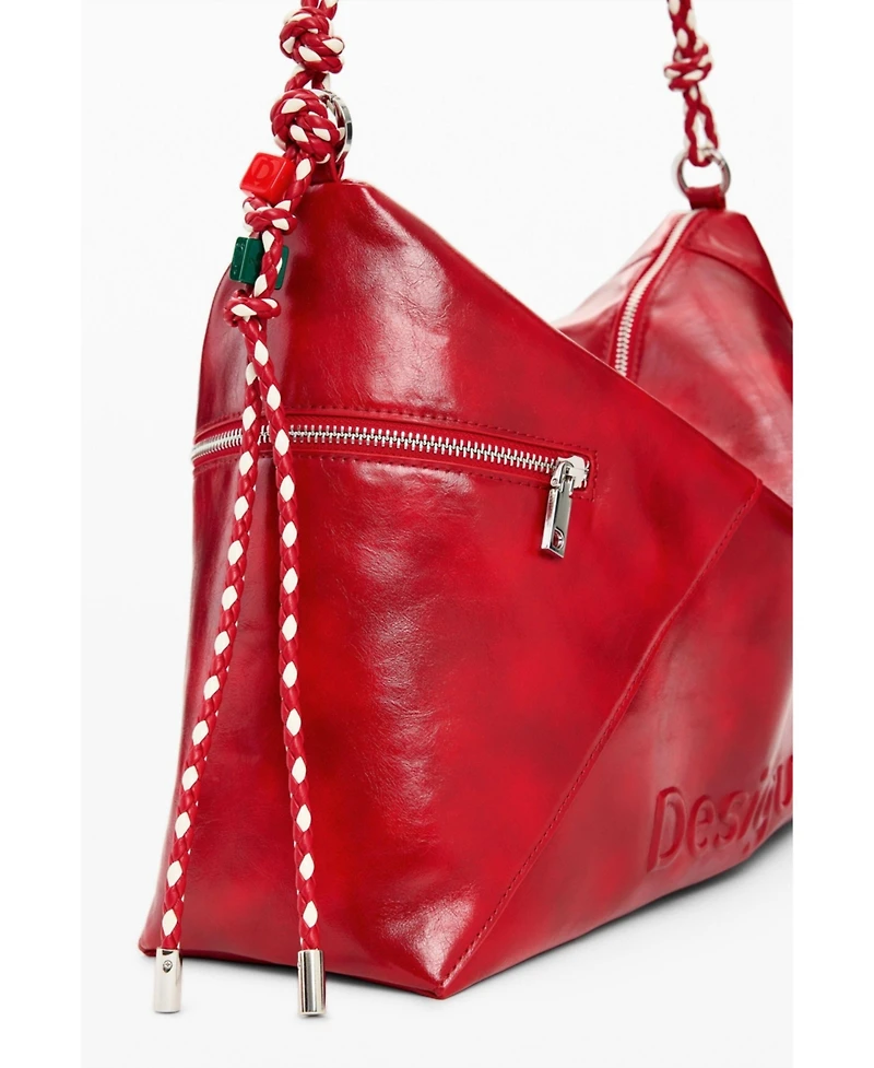 Desigual Women's Large bag with logo charm