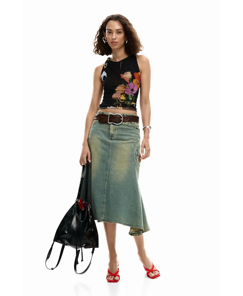 Desigual Women's Shiny medium backpack