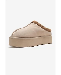 Forever & Always Shoes Avelia Leather Winter Slippers (Women)