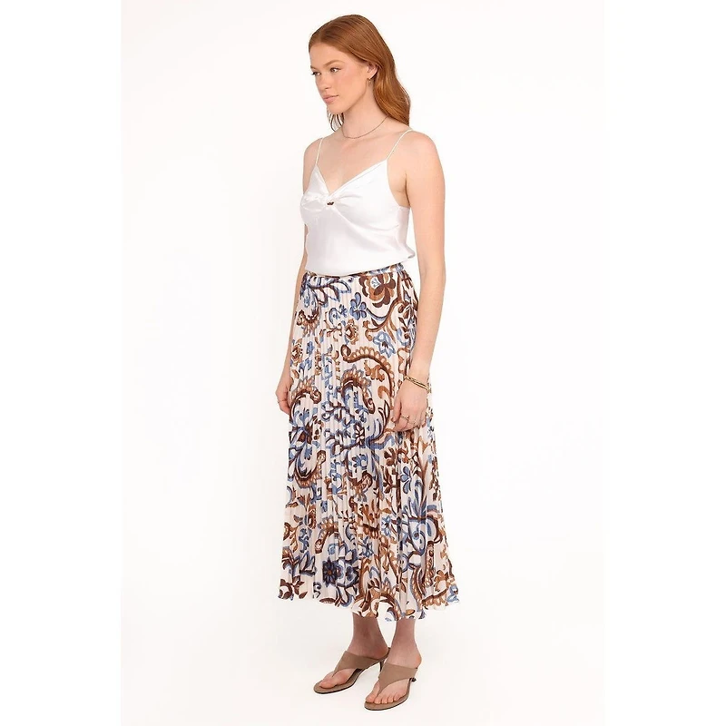 Petal and Pup Women's Aoife Pleated Midi Skirt