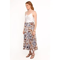 Petal and Pup Women's Aoife Pleated Midi Skirt