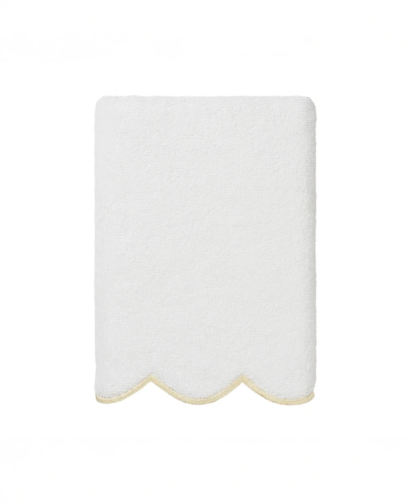 Linum Home Adornia Scallop Cotton -Pc. Towel Set