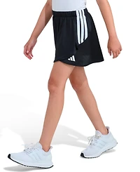 adidas Girls' 8-16 Elastic Waistband Faux Wrapped Skort