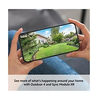 Blink Outdoor 4 Xr Wireless Smart 1080p Security Camera with Two Year Battery Life – 4 Camera System