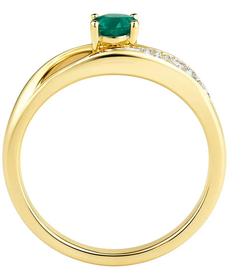 Macy's Lab Grown Multi Gemstone Ring Sterling Silver (also 14k Gold Over Silver)