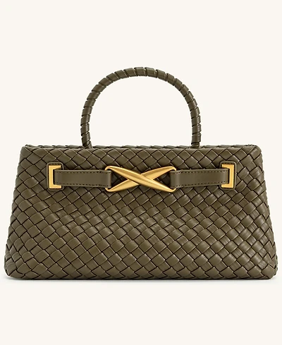 Jw Pei Elora Small Woven Tote Bag