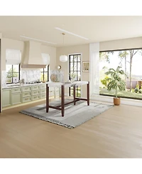 Streamdale Furniture Counter Height Faux Marble Bar Dining Table