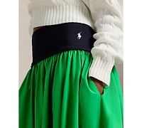 Polo Ralph Lauren Women's Shirred A-Line Skirt