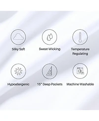 100% Viscose from Bamboo Sheet Set, California King