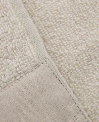 Linery & Co Cotton and Linen-Texture Border 6 Piece Towel Set