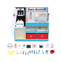 Hongge Kids Medical Center Playset with Doctor Tools and Interactive Clinic Features