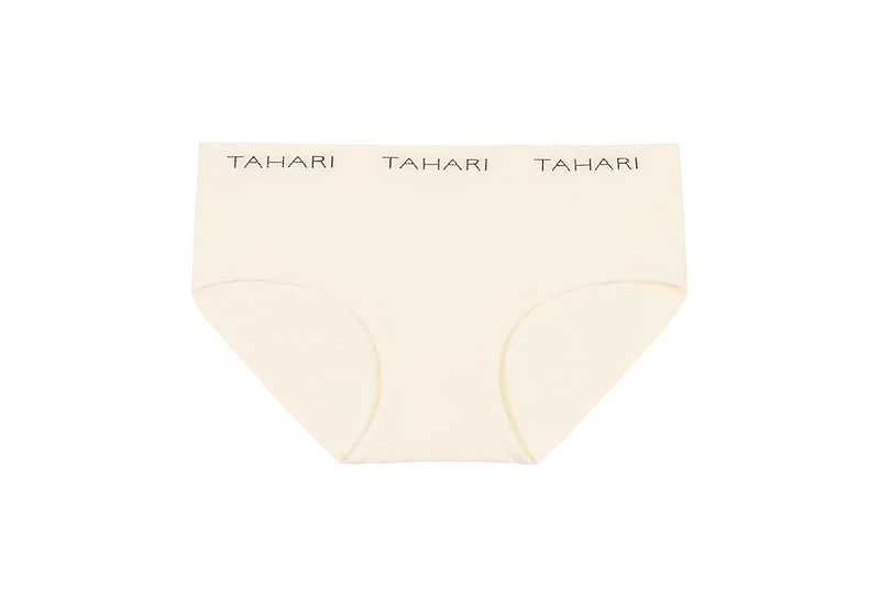 Tahari Girls 4-Pack Seamless Solid Color Hipsters with Logo Waistband