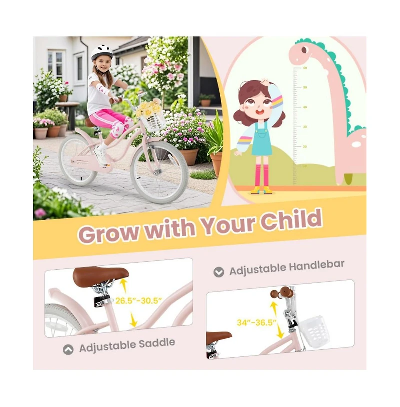 Hongge 20 Inch Kids Bicycle with Kickstand