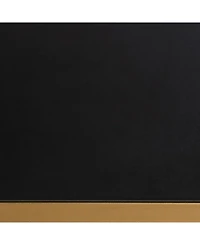 Baxton Studio Beagan 15.7" Metal Contemporary Console Table