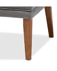 Baxton Studio Stewart 27" Wood Mid-Century Dining Chair