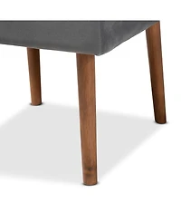 Baxton Studio Alvis 25" Wood Mid-Century Dining Chair