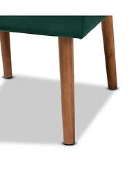 Baxton Studio Alvis 25" Wood Mid-Century Dining Chair