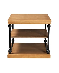 Boxton Studio Sebastian 28.1" Metal Traditional End Table