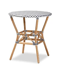 Furniture Tavor 27.75" Rattan Bistro Table