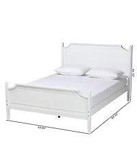 Boxton Studio Mariana 62.8" Wood Traditional Queen Platform Bed