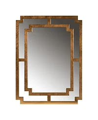 Boxton Studio Dayana 36" Wood Contemporary Accent Wall Mirror