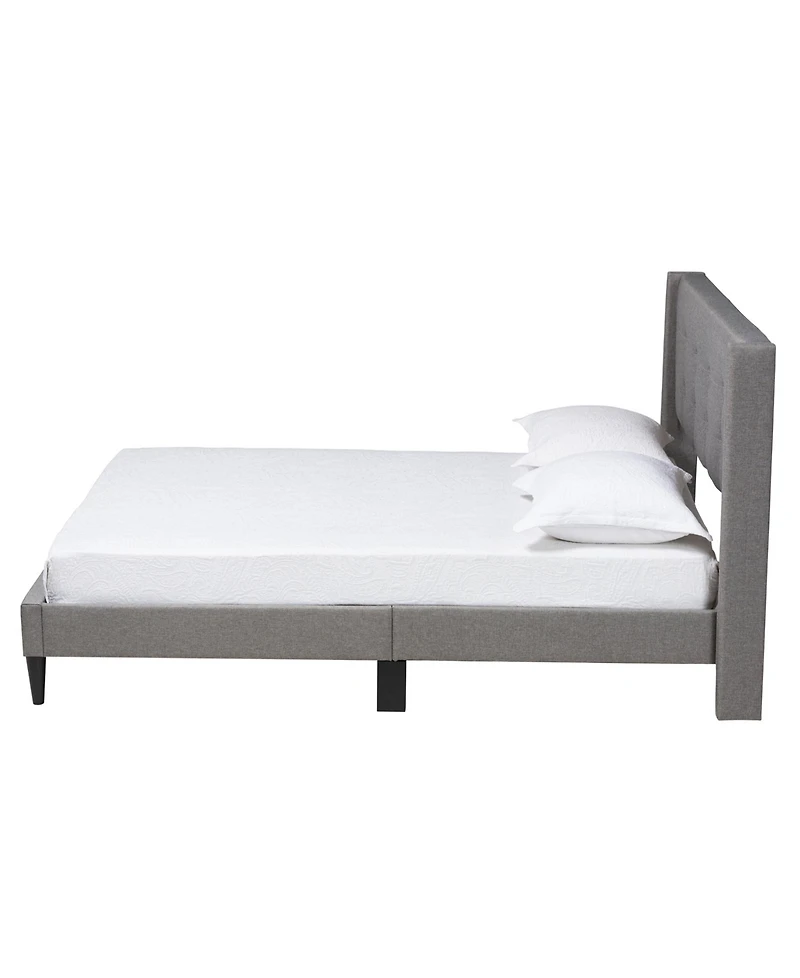 Boxton Studio Casol 88.4" Fabric Mid-Century Queen Platform Bed