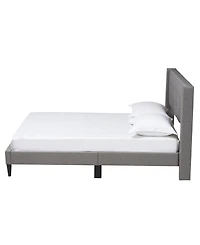 Boxton Studio Casol 88.4" Fabric Mid-Century Queen Platform Bed