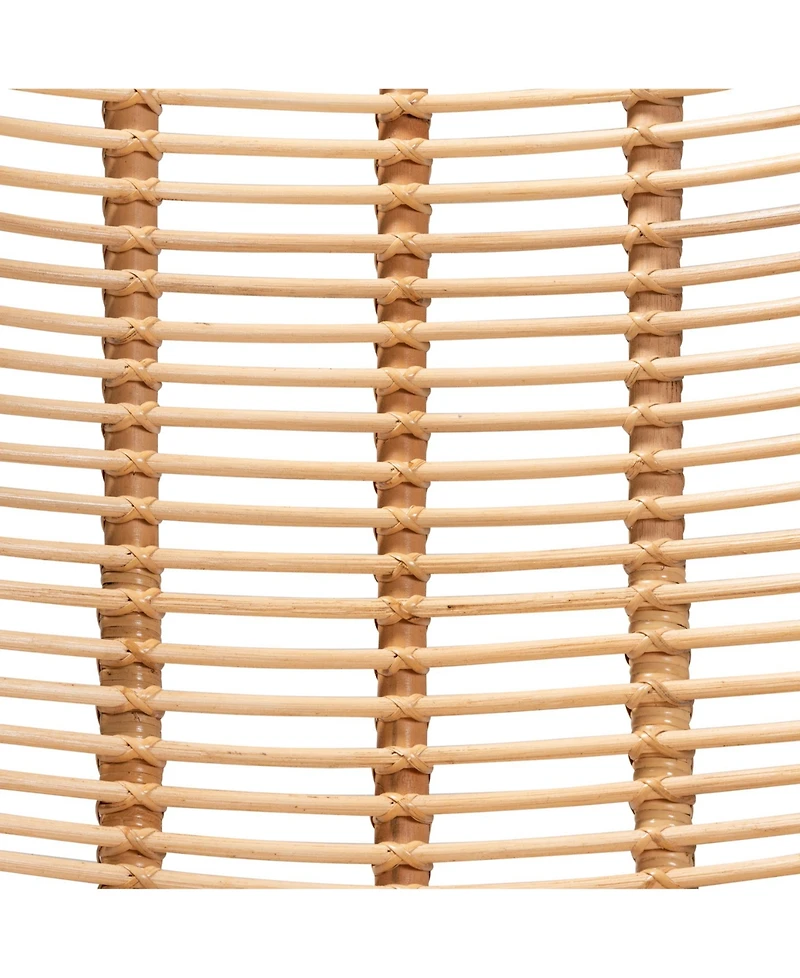 Furniture Colorado 32.3" Rattan Bohemian Accent Chair