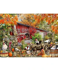 SunsOut Barnyard Chickens 500 piece Jigsaw Puzzle for Adults