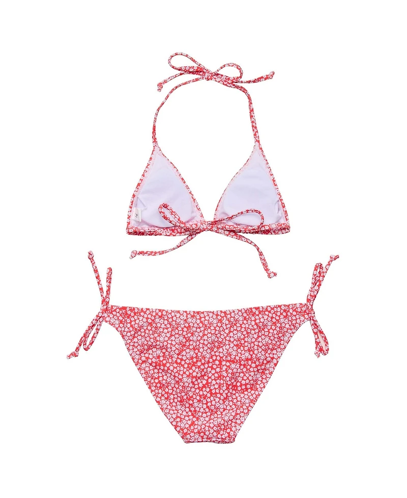 Snapper Rock Big Girls Ditsy Bloom Teen Triangle Bikini