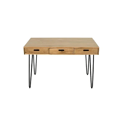 Jofran Rollins 52" Solid Hardwood Modern Counter Dining Table with Storage