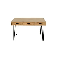 Jofran Rollins 52" Solid Hardwood Modern Counter Dining Table with Storage