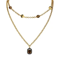 Retro Chic Roman Night Necklace Set